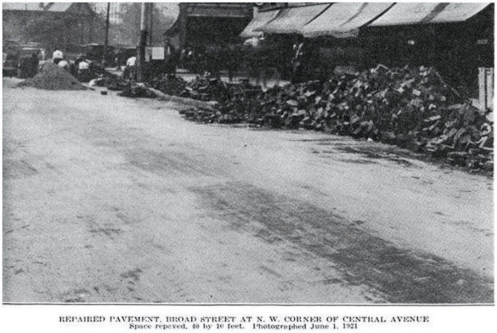 Repaired Pavement at Broad Street & Central Avenue
Image from Gonzalo Alberto
