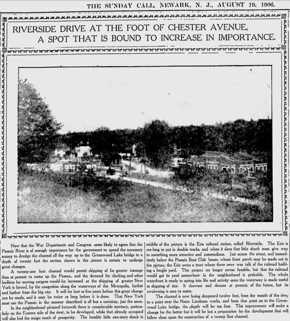 Riverside Drive at the Foot of Chester Avenue, A Spot that is Bound to Increase in Importance
August 19, 1906
