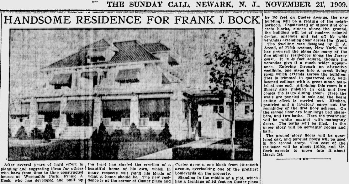 Custer Place & Custer Avenue
1909
