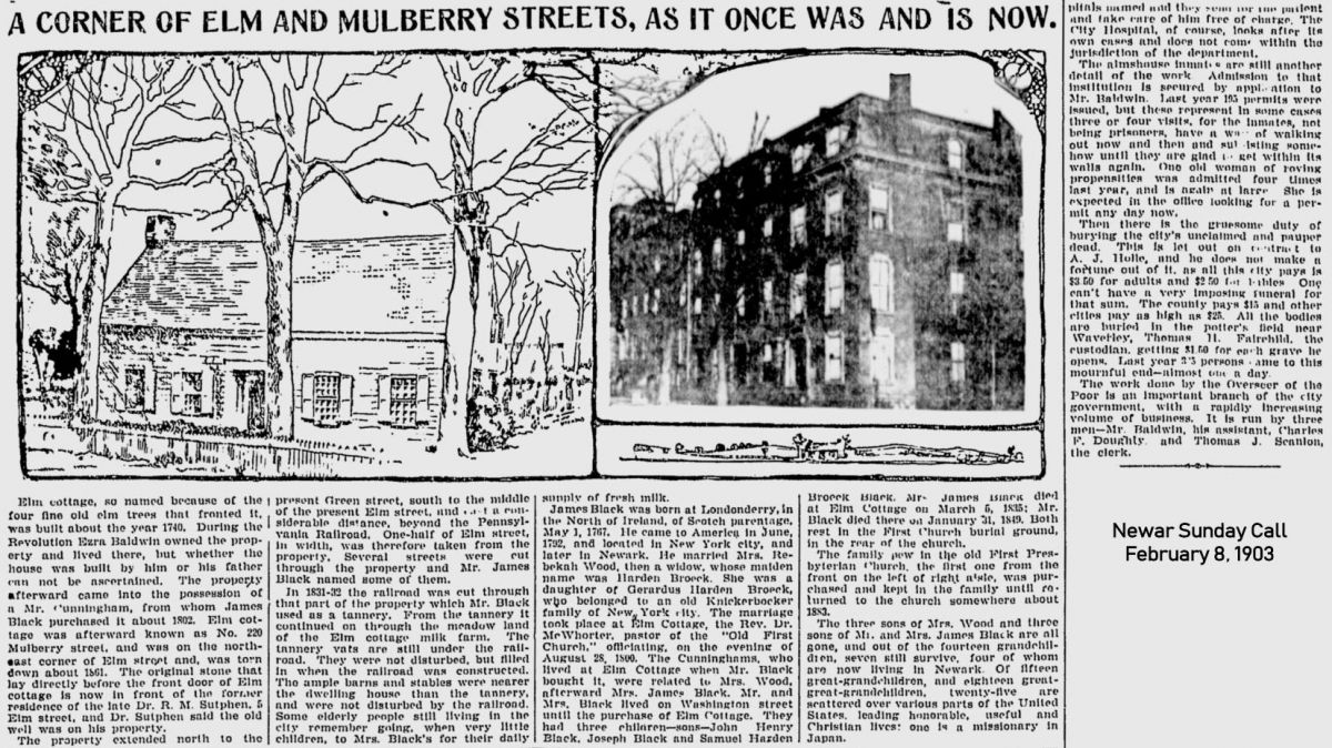 Mulberry & Elm Streets
February 8, 1903
