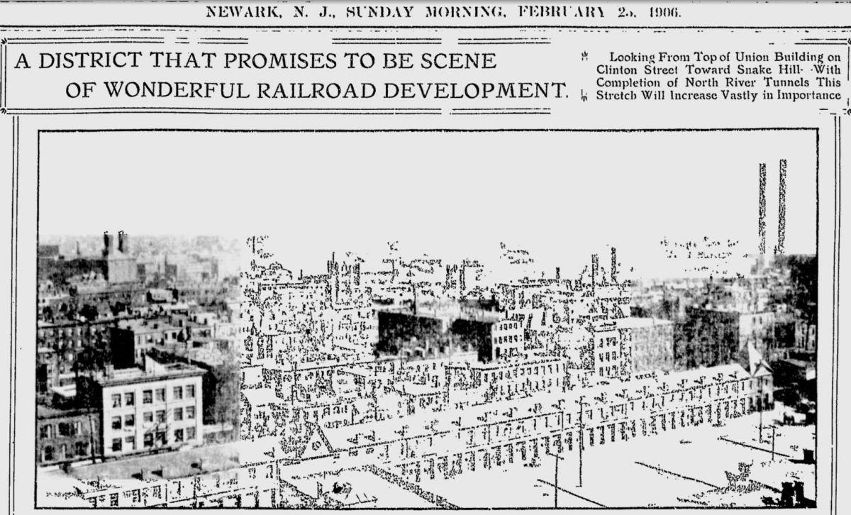 Northeast from the topof the Union Building
February 25, 1906
