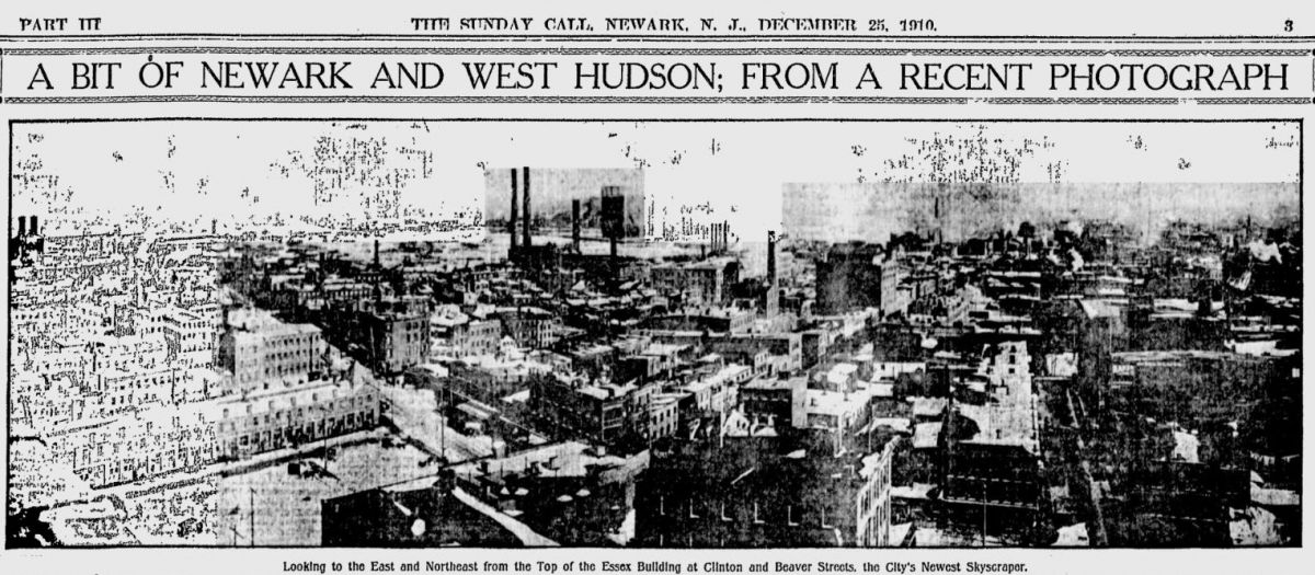 Towards the Passaic River
December 25, 1910
