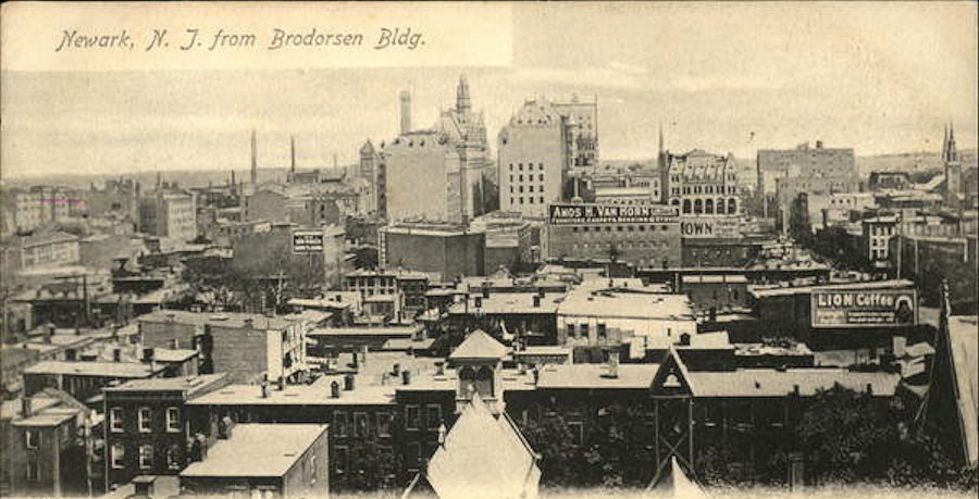 View from the Brodorsen Apartments at 459 High Street
Postcard
