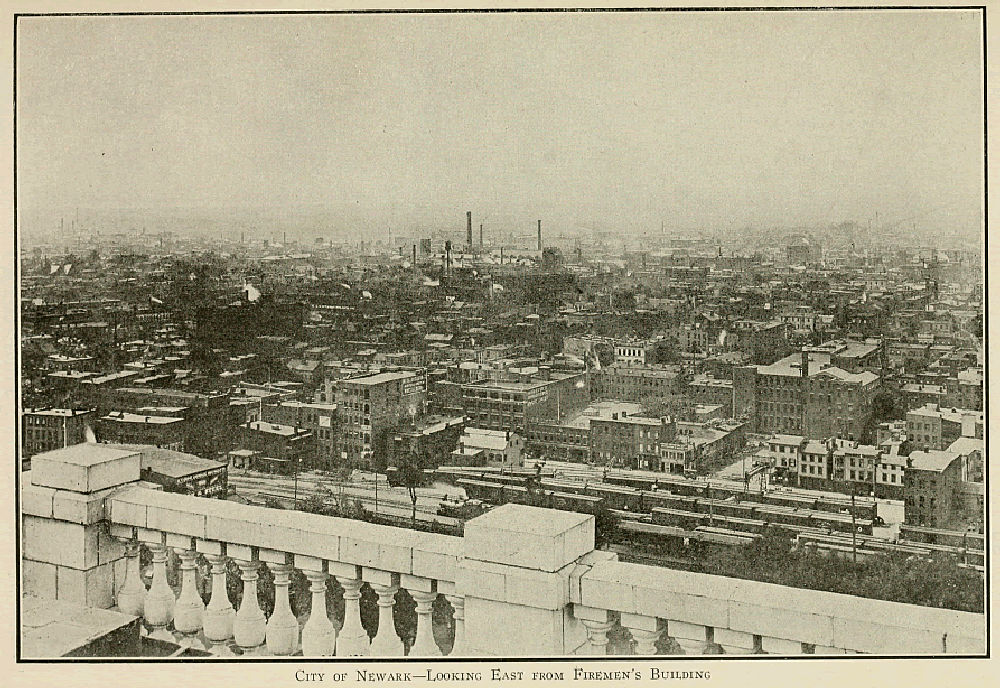 From the Fireman's Insurance Building
Photo from "Official Programme Newark's Anniversary Industrial Exposition 1916"
