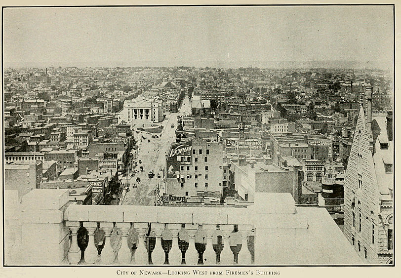 From the Firemen's Insurance Building
Photo from "Official Programme Newark's Anniversary Industrial Exposition 1916"
