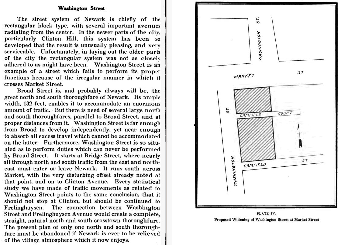 Proposed Widening of Washington Street at Market Street
