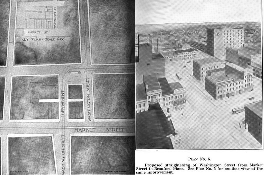 Washington & Market Street Plan 1915
From Comprehensive Plan of Newark 1915
